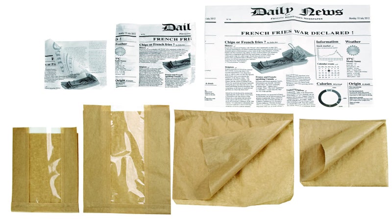 PACKNWOOD - 210SVIS2214 - Brown Kraft Bag with Window - Kraft Sealable Bag with Window - Clear Front Brown Kraft Paper - Recyclable Paper Bags - (8.7" x 5.5" x 2.4") - (Case of 1000) - Image 3